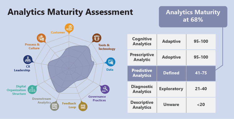 Example of Analytics Maturity Assessment by Course5 Intelligence